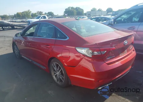 2017 Hyundai Sonata Sport 2.0T z USA, uszkodzony, nr VIN 5NPE34AB6HH508573